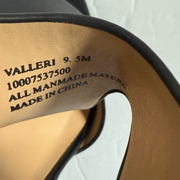 NWOT Black Wedge Heel Platform Sandals with Ankle Straps Size 9.5 - Picture 13 of 13